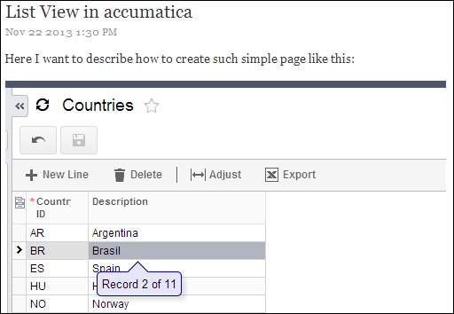 Zaletskyy’s blog: Creating a brand new screen in Acumatica