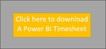 A Power BI Timesheet
