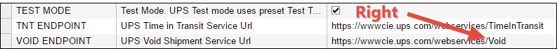 Acumatica UPS Correct Shipment The request failed with the error message