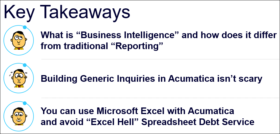 Acumatica Summit 2017 - Business Intelligence for Business Leaders