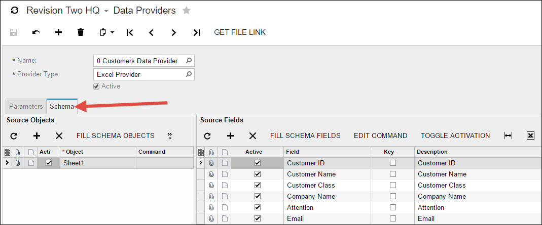 Sample Acumatica Import Scenario (Customers)
