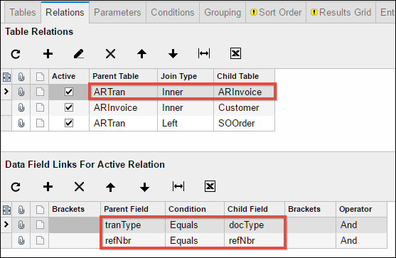 An example of Navigation in Acumatica 6