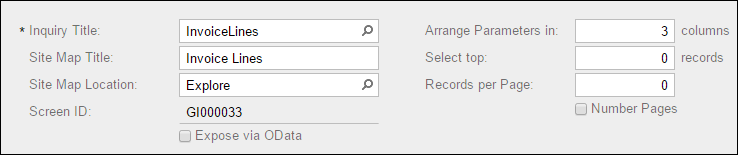 An example of Navigation in Acumatica 6