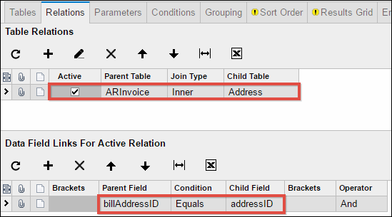 An example of Navigation in Acumatica 6