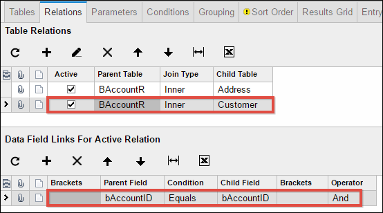 An example of Navigation in Acumatica 6