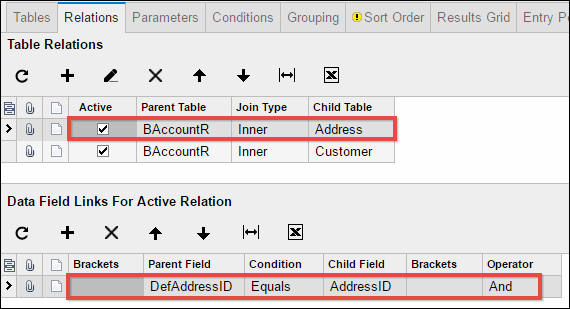 An example of Navigation in Acumatica 6