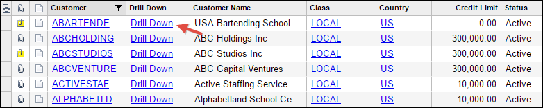 An example of Navigation in Acumatica 6