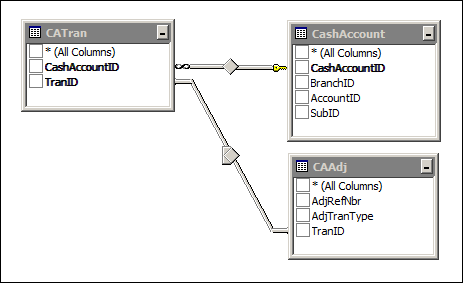 Acumatica CA Edit Report Data Access Classes (DAC)