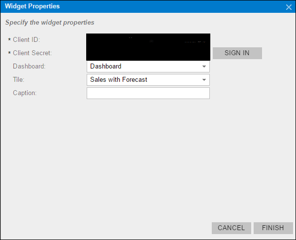 An example of a Dashboard in Acumatica 6