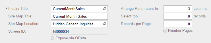 An example of a Dashboard in Acumatica 6