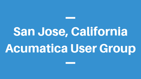 Acumatica User Group in San Jose, California