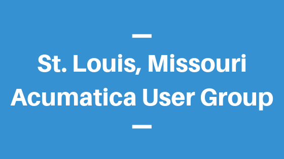 Acumatica User Group in St. Louis, Missouri