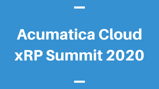 Acumatica Cloud xRP Summit 2020