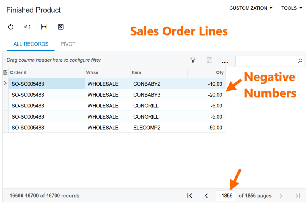 The Wyatt.ERP Technique for Generic Inquiries